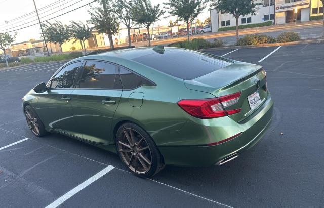 1HGCV1F94JA079499 - 2018 HONDA ACCORD TOURING Vert photo 3