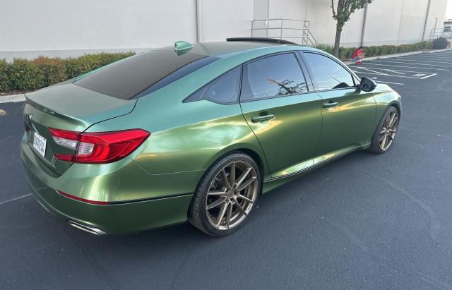 1HGCV1F94JA079499 - 2018 HONDA ACCORD TOURING Vert photo 4