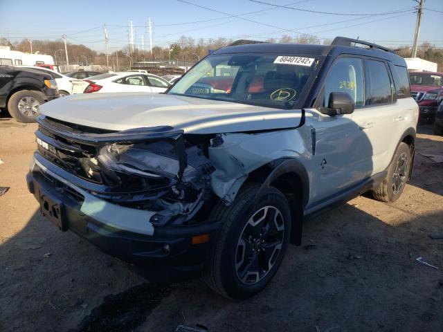 3FMCR9C68MRB17107 - 2021 FORD BRONCO SPO OUTER BANKS GRAY photo 1