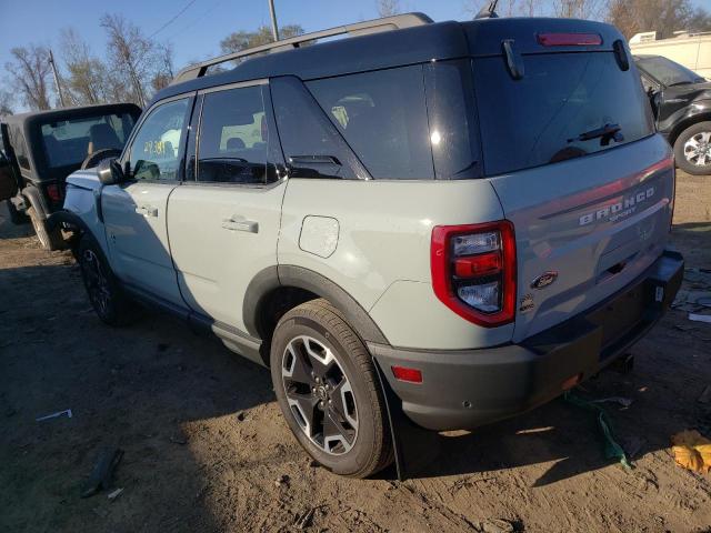 3FMCR9C68MRB17107 - 2021 FORD BRONCO SPO OUTER BANKS GRAY photo 2