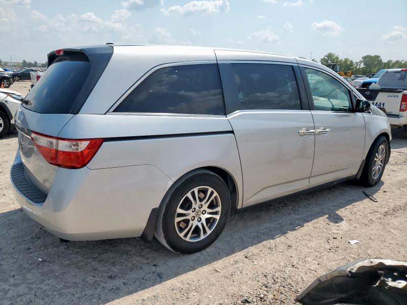 5FNRL5H63CB110762 - 2012 HONDA ODYSSEY EXL SILVER photo 3