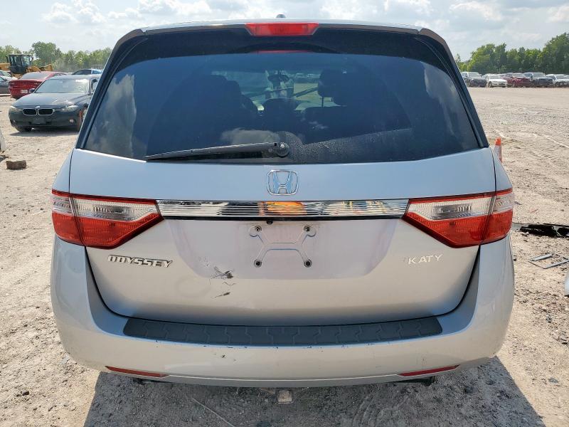 5FNRL5H63CB110762 - 2012 HONDA ODYSSEY EXL SILVER photo 6