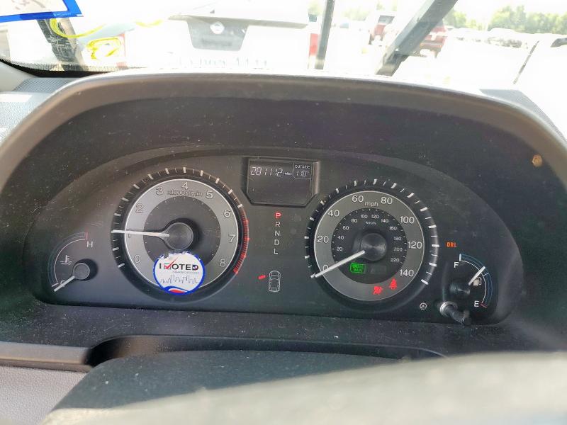 5FNRL5H63CB110762 - 2012 HONDA ODYSSEY EXL SILVER photo 9