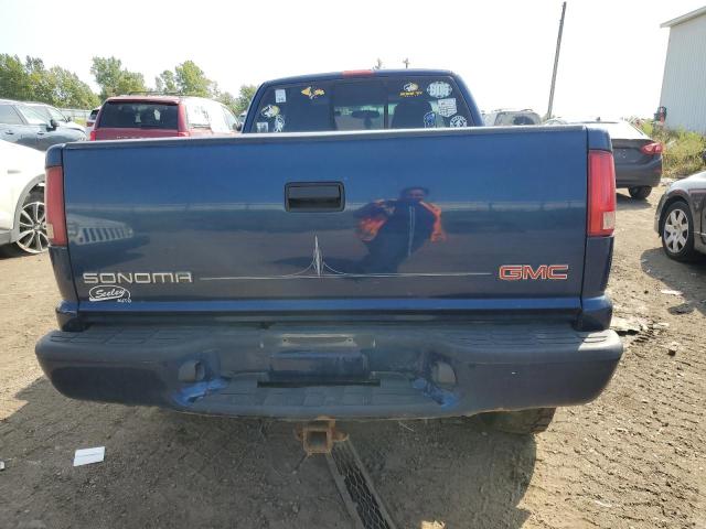 1GTCT19W528188276 - 2002 GMC SONOMA BLUE photo 6