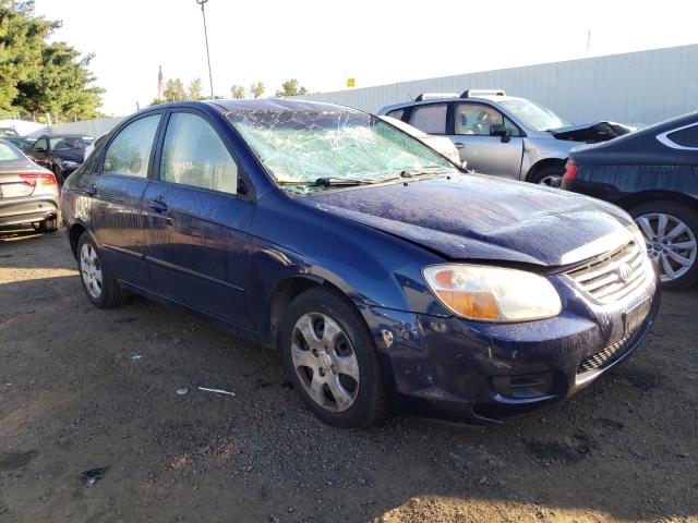 KNAFE122775380822 - 2007 KIA SPECTRA EX BLUE photo 4