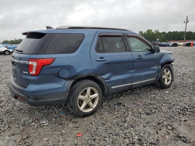 1FM5K7DH1JGC47217 - 2018 FORD EXPLORER XLT Կապույտ լուսանկար 3