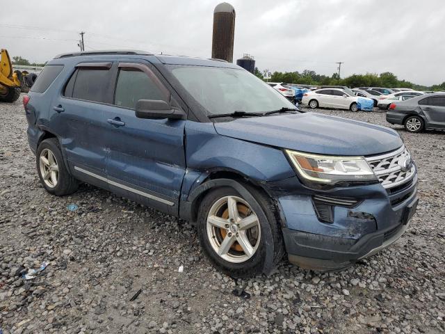 1FM5K7DH1JGC47217 - 2018 FORD EXPLORER XLT Կապույտ լուսանկար 4