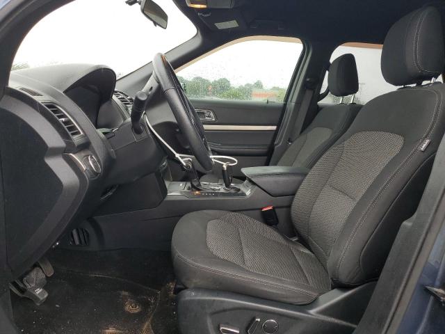 1FM5K7DH1JGC47217 - 2018 FORD EXPLORER XLT Կապույտ լուսանկար 7