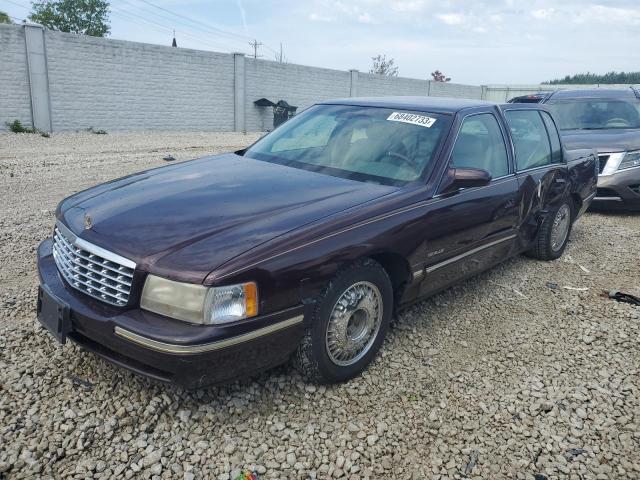 1G6KE54Y1VU269327 - 1997 CADILLAC DEVILLE DELEGANCE MAROON photo 1