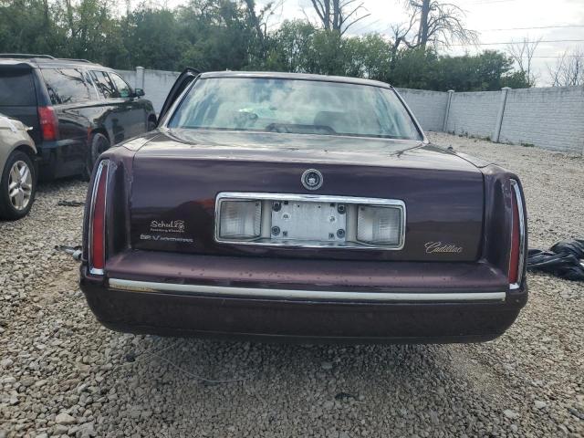 1G6KE54Y1VU269327 - 1997 CADILLAC DEVILLE DELEGANCE MAROON photo 6