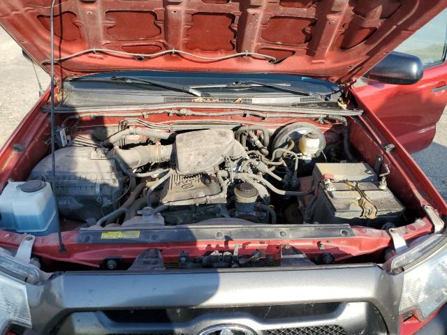 5TFTX4CN5CX020201 - 2012 TOYOTA TACOMA ACCESS CAB წითელი ფოტო 11