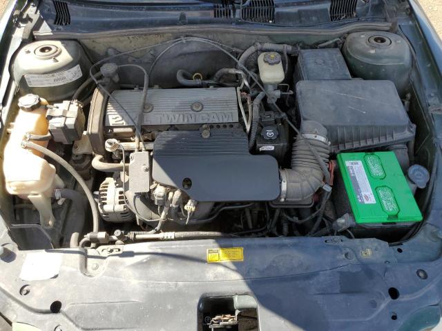 1G2NF12T0YM798705 - 2000 PONTIAC GRAND AM SE1 GREEN photo 11