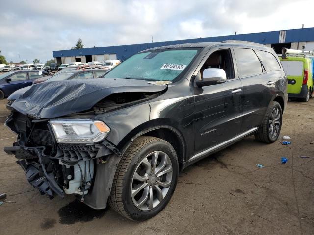 1C4RDJEG9JC302362 - 2018 DODGE DURANGO CITADEL BLACK photo 1