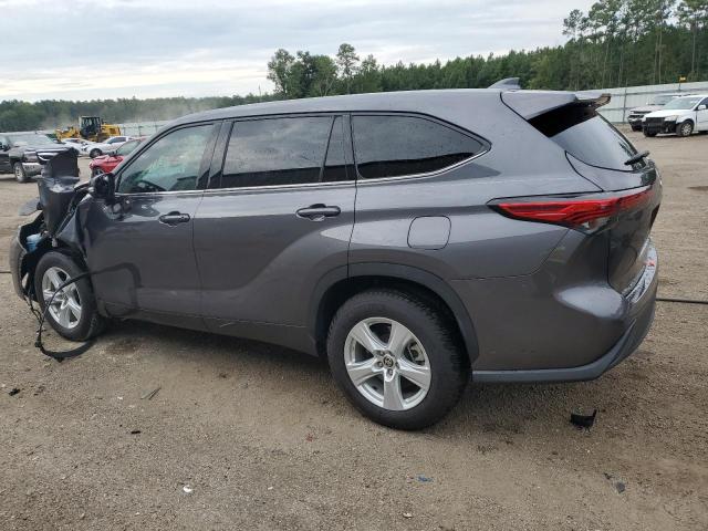 5TDZZRAH0MS048624 - 2021 TOYOTA HIGHLANDER L GRAY photo 2