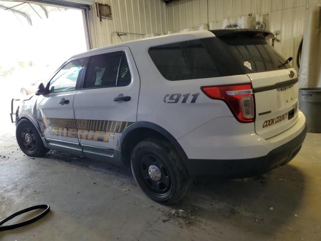 1FM5K8AR2FGA21519 - 2015 FORD EXPLORER POLICE INTERCEPTOR WHITE photo 2