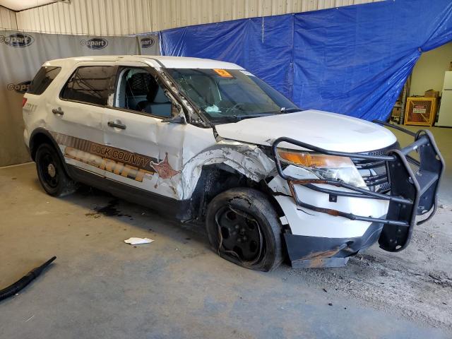 1FM5K8AR2FGA21519 - 2015 FORD EXPLORER POLICE INTERCEPTOR WHITE photo 4