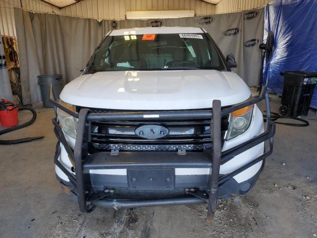 1FM5K8AR2FGA21519 - 2015 FORD EXPLORER POLICE INTERCEPTOR WHITE photo 5