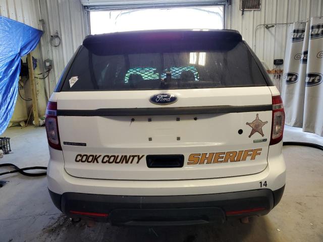 1FM5K8AR2FGA21519 - 2015 FORD EXPLORER POLICE INTERCEPTOR WHITE photo 6