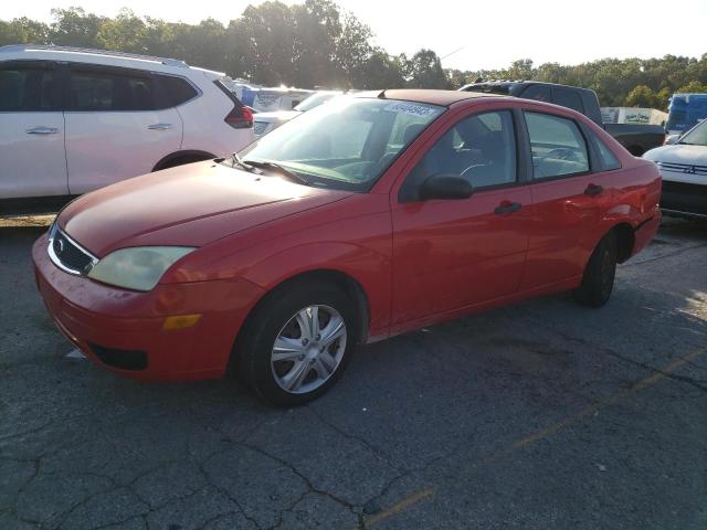 1FAFP34N97W200143 - 2007 FORD FOCUS ZX4 RED photo 1