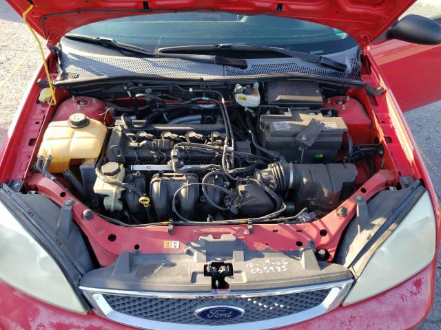 1FAFP34N97W200143 - 2007 FORD FOCUS ZX4 RED photo 11