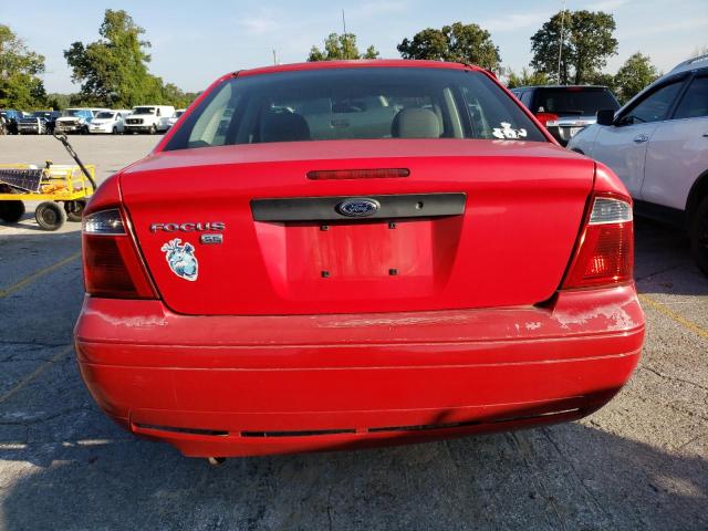 1FAFP34N97W200143 - 2007 FORD FOCUS ZX4 RED photo 6