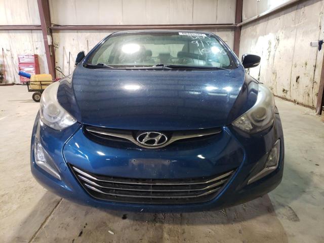 KMHDH4AH5EU101018 - 2014 HYUNDAI ELANTRA SE BLUE photo 5