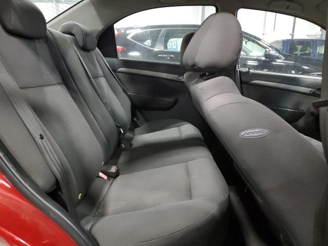 KL1TD56698B271351 - 2008 CHEVROLET AVEO BASE MAROON photo 10