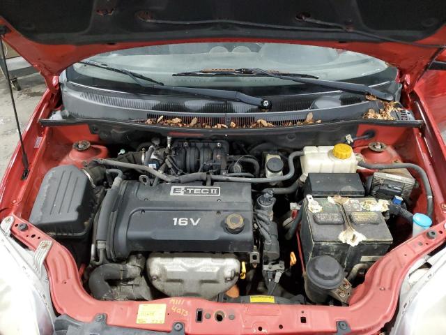 KL1TD56698B271351 - 2008 CHEVROLET AVEO BASE MAROON photo 11