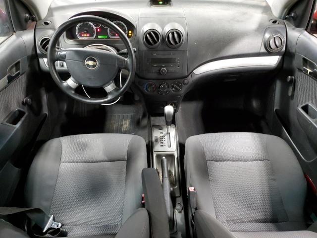 KL1TD56698B271351 - 2008 CHEVROLET AVEO BASE MAROON photo 8