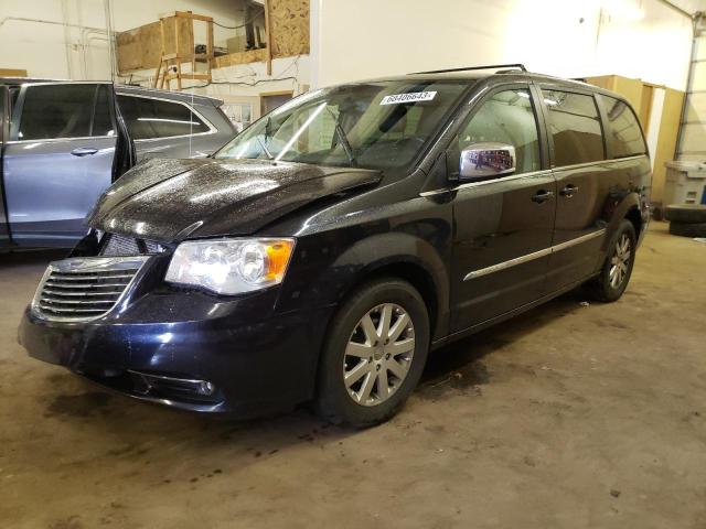 2A4RR8DG3BR745086 - 2011 CHRYSLER TOWN & COU TOURING L BLACK photo 1