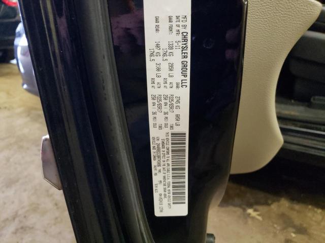 2A4RR8DG3BR745086 - 2011 CHRYSLER TOWN & COU TOURING L BLACK photo 12