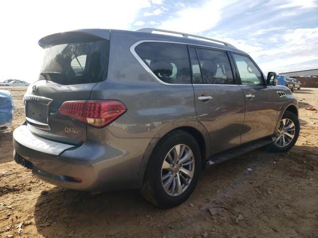 JN8AZ2NF7H9641449 - 2017 INFINITI QX80 BASE GRAY photo 3