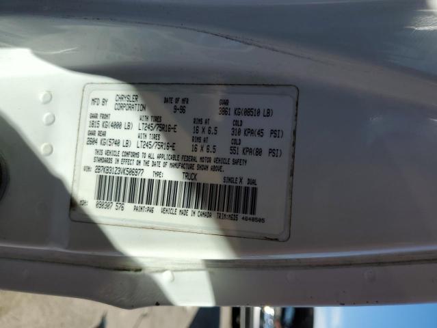 2B7KB31Z3VK506977 - 1997 DODGE RAM VAN B3500 WHITE photo 14