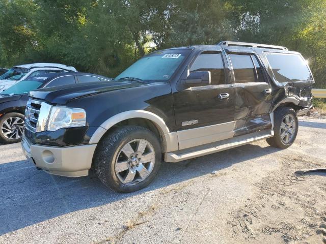 1FMFK18567LA16718 - 2007 FORD EXPEDITION EL EDDIE BAUER BLACK photo 1