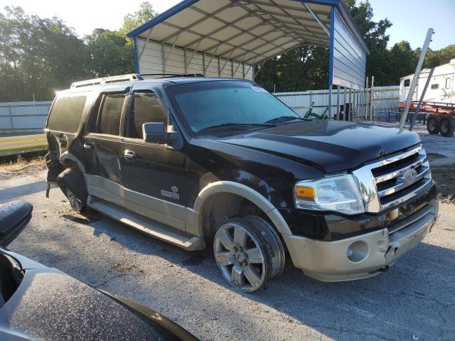 1FMFK18567LA16718 - 2007 FORD EXPEDITION EL EDDIE BAUER BLACK photo 4