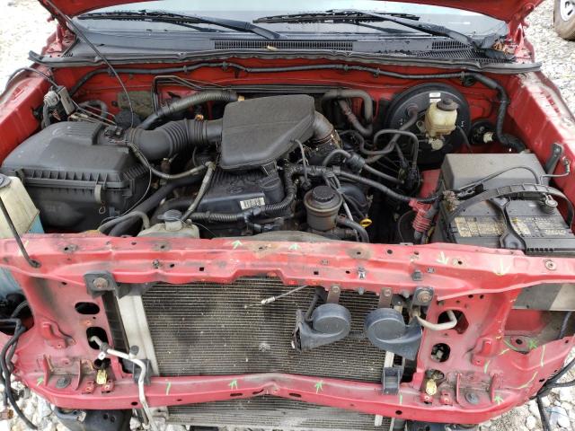 5TETX22N59Z613208 - 2009 TOYOTA TACOMA ACCESS CAB Қызыл фото 11