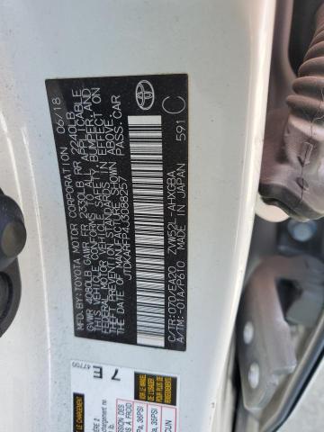 JTDKARFP4J3088257 - 2018 TOYOTA PRIUS PRIM Weiß Foto 13