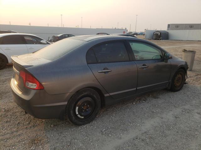 2HGFA16029H001701 - 2009 HONDA CIVIC EXL ნაცრისფერი ფოტო 3