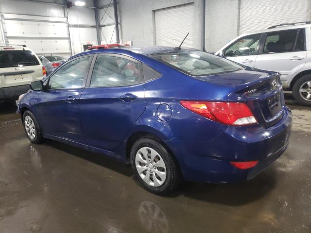 KMHCT4AE6HU286085 - 2017 HYUNDAI ACCENT SE BLUE photo 2