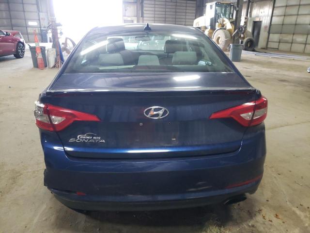 5NPE24AF3GH365523 - 2016 HYUNDAI SONATA SE BLUE photo 6