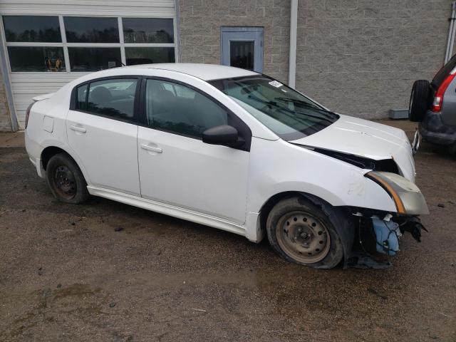 3N1AB6AP9CL772407 - 2012 NISSAN SENTRA 2.0 WHITE photo 4