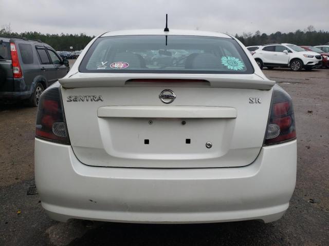 3N1AB6AP9CL772407 - 2012 NISSAN SENTRA 2.0 WHITE photo 6