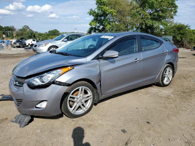 KMHDH4AE9DU663167 - 2013 HYUNDAI ELANTRA GLS SILVER photo 1