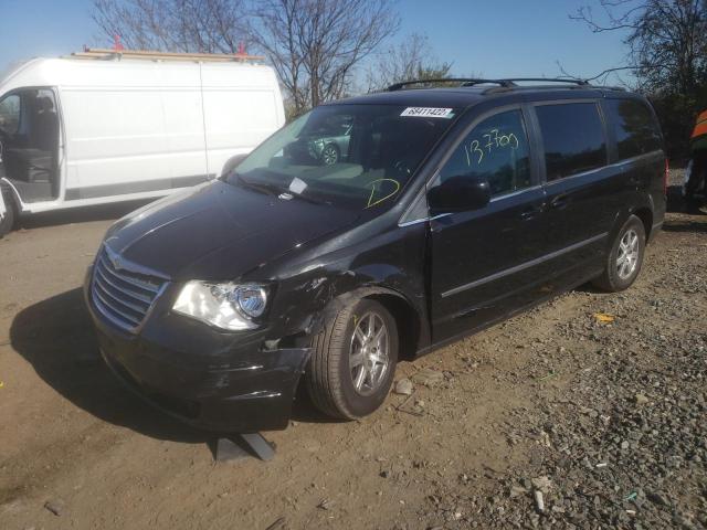 2A4RR5D1XAR113310 - 2010 CHRYSLER TOWN & COU TOURING BLACK photo 1