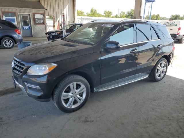 4JGDA5HB3FA568064 - 2015 MERCEDES-BENZ ML 350 4MATIC BLACK photo 1