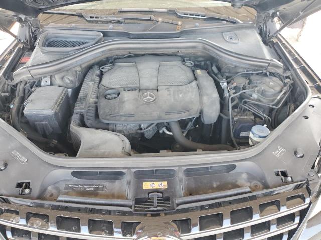 4JGDA5HB3FA568064 - 2015 MERCEDES-BENZ ML 350 4MATIC BLACK photo 12