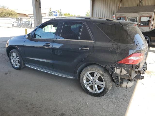 4JGDA5HB3FA568064 - 2015 MERCEDES-BENZ ML 350 4MATIC BLACK photo 2