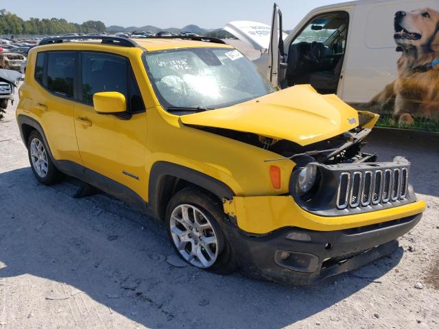 ZACCJABB2JPJ63062 - 2018 JEEP RENEGADE LATITUDE YELLOW photo 4