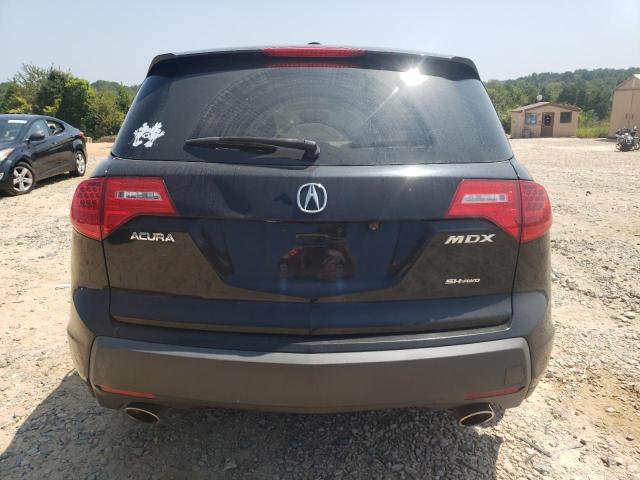 2HNYD28499H516936 - 2009 ACURA MDX TECHNOLOGY BLACK photo 6