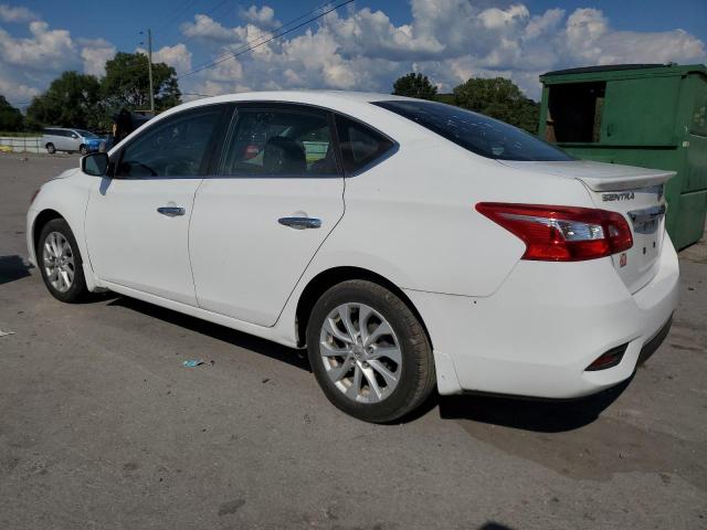 3N1AB7AP9KY245605 - 2019 NISSAN SENTRA S WHITE photo 2